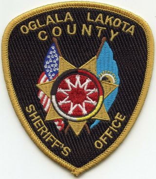 Oglala Lakota County South Dakota Sd Sheriff Police Patch