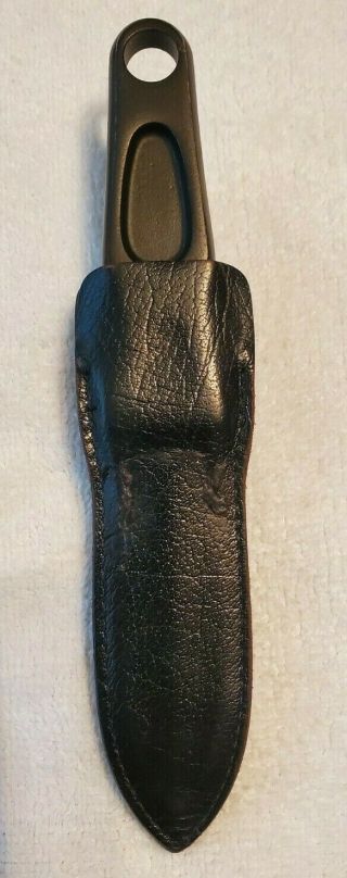 Vintage 1977 Ag Russell Sting Solingen Germany Boot Knife Dagger Leather Sheath
