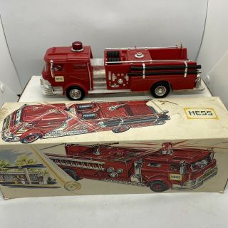 Vintage 1970 Hess Toy Fire Truck