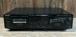 Vintage SONY TC - WE805S High End Dual Cassette Deck,  With Pitch Control For Repair 2
