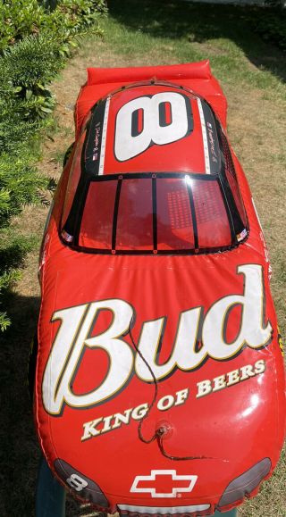 Dale Earnhardt Jr Inflatable 8 Budweiser Car Beer Store Sign Display 3