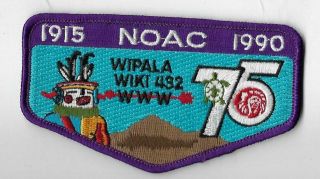 Oa Lodge 432 Wipala Wiki Grand Canyon S19 Flap; 1990 Noac [oap2833]