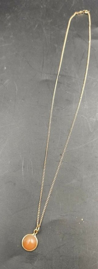Vintage 10k Yellow Gold Rope 17 " Chain,  Stamped 10k Esemco