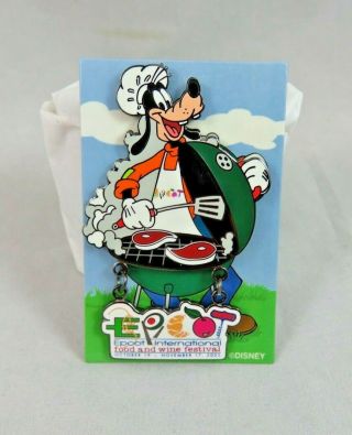 Walt Disney World Pin - Epcot Food And Wine Festival - 2002 - Goofy