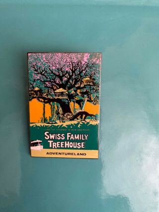 Disney Pin Framed Attraction Poster Swiss Family Treehouse 2003 Le