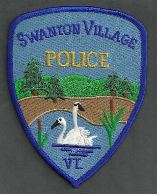 Swanton Village Vermont Police Shoulder Patch
