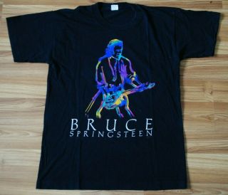 Bruce Springsteen Vintage 1993 World Tour T - Shirt Screen Stars Large