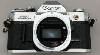 Vintage Canon Ae - 1 Program Slr Film Camera Body Only E07