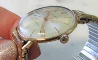 Vintage Bulova 10K Rolled Gold Plated M7 Men ' s Wristwatch 13 - K610 3