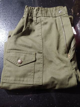 Boys Scouts Of America - Youth Size 18 Waist Size 29 Green Uniform Pants