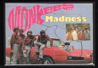 Vintage Monkees Madness Thick Tray Puzzle 1960 