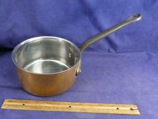 Vintage Bourgeat Copper 16 Pot Sauce Pan Made In France Kitchenware Cookware