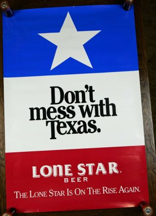 Iconic Lone Star Beer " Don 