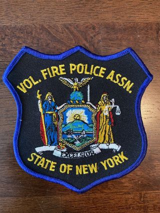 Nys Fire Police Patch - York