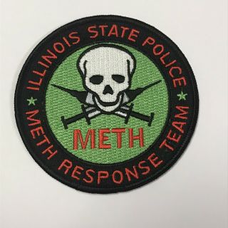 Illinois State Police Meth Resonse Team Unit Patch Narcotics Unit