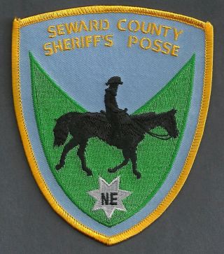 Seward County Sheriff Nebraska Mounted Posse Shoulder Patch