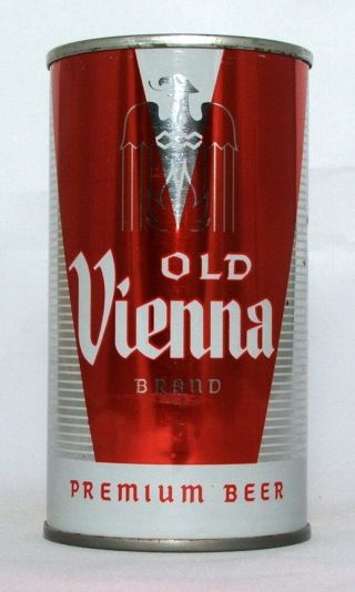 Old Vienna Brand Beer 12 Oz.  Flat Top Beer Can - Chicago,  Il.