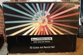 Vintage Berol Prismacolor Colored Pencils Set,  79 Colors Set 972