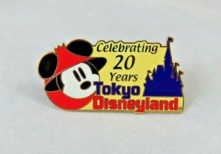 Walt Disney World Pin - Tokyo Disneyland 20th Anniversary - Mickey Mouse