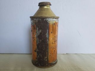 Vintage Schlitz Beer Cone Top Can w/ Schlitz Cap 3