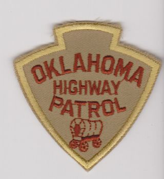 Oklahoma State Patrol Trooper Highway Patrol Police Hat Patch