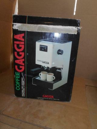 Coffee Gaggia Espresso Machine - Gaggia Classic Vintage Black