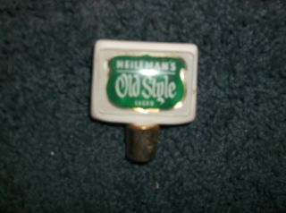 1950 ' s Heileman ' s OLD STYLE lager beer tap knob LACROSSE WISCONSIN 2