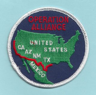 C6 Usb Operation Alliance Ice Enforcement Border Group Field Fed Police Patch