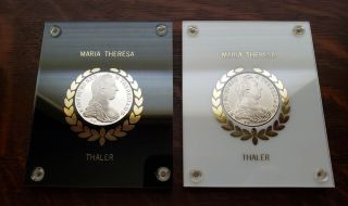 Proof & Uncirculated Maria Theresa Thalers 1780 Restrike Vintage Capital Holders
