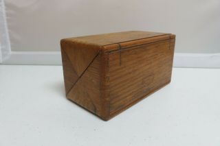 Antique Singer Oak Folding Puzzle Box Treadle Sewing Machine Attachments 1889