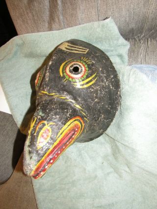 Vintage Native American Ceremonial Bird Mask