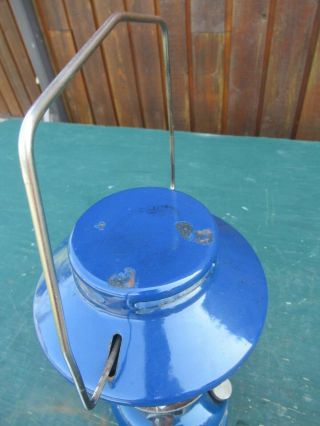 Vintage Coleman Lantern BLUE Canada Model 621 Dated 1 74 1974 2