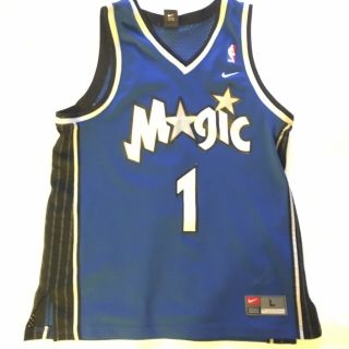 Vintage Nike Tracy Mcgrady Stitched Orlando Magic Nba Jersey Large
