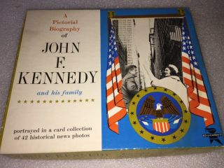 A Pictorial Biography Of John F.  Kennedy & His Family Set Of 42 News Photos