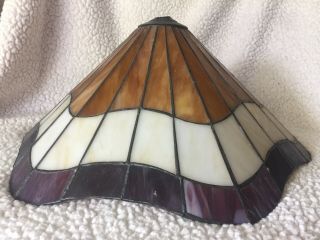 Vintage Art Deco Stained Glass Lamp Shade Art Deco