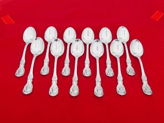Set Of 12 Reed & Barton Sterling Silver Francis I Place Soup Spoons Ze - 21