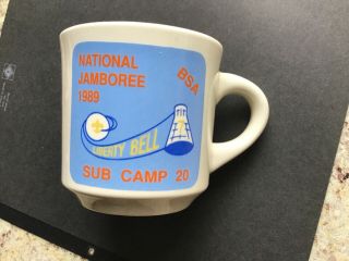 Boy Scout 1989 National Jamboree Liberty Bell Sub - Camp 20 Mug Friendship 7 Mug