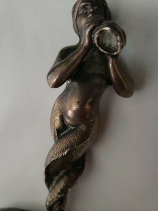 Theodore B.  Starr Sterling Nude Woman Handle Magnifying Glass - Fully Marked 3
