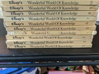 Disney’s Wonderful World Of Knowledge 1971,  1973 Books Set 1 - 20 Vintage