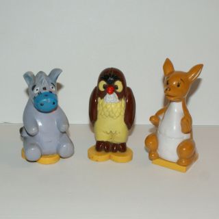 Eeyore - Kanga - Owl Vintage Replacement Parts For Shape Sorter Pull Truck
