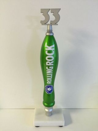 Rolling Rock 33 Beer Tap Handle Pub Style & 13 " Tall