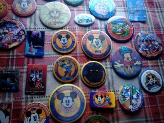 Disney Pin / Pinback Button - 1993 - 2000 Official Disneyana Convention 31 total 2