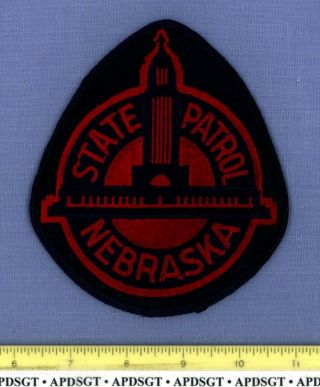 Nebraska State Patrol (old Vintage) Police Highway Patrol Patch Capitol Building