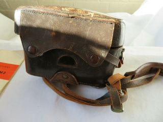 Vintage Brown Leather Case Ernst Leitz Wetzlar / Leica Camera M2 M3 2