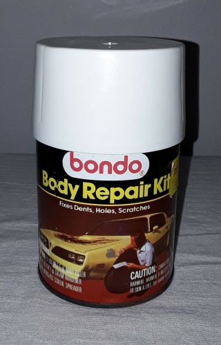 Vintage Dynatron Bondo Corporation Auto Body Repair Kit Can Trans Am