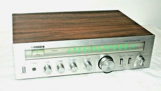 Vintage Fisher Stereo Receiver FM AM MC - 2000 Wood Cabinet 2