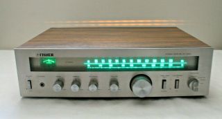 Vintage Fisher Stereo Receiver FM AM MC - 2000 Wood Cabinet 3