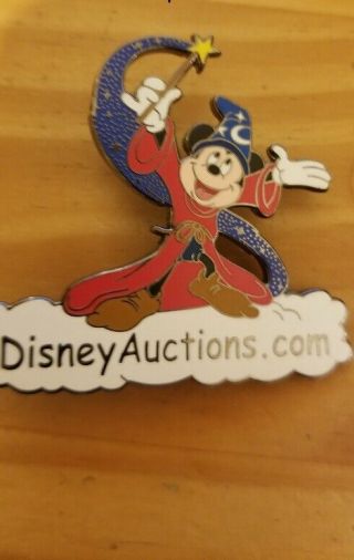Disney Pin Palooza - Sorcerer Mickey Holding Wand With Da Logo