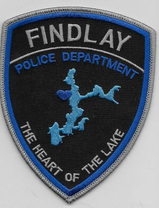 Findlay Police State Illinois Il Neat