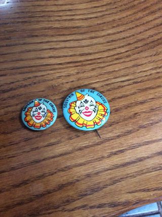 Souvenir Of The Circus Clown Advertising Pin Pinback Button 1 3/4 ",  Small One
